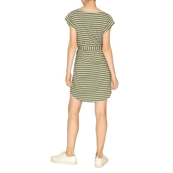 Sanctuary Green & White Striped Dress Size XS - Picture 2 of 4